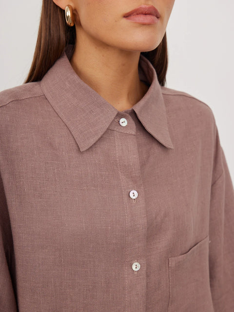 Oversized Linen Shirt