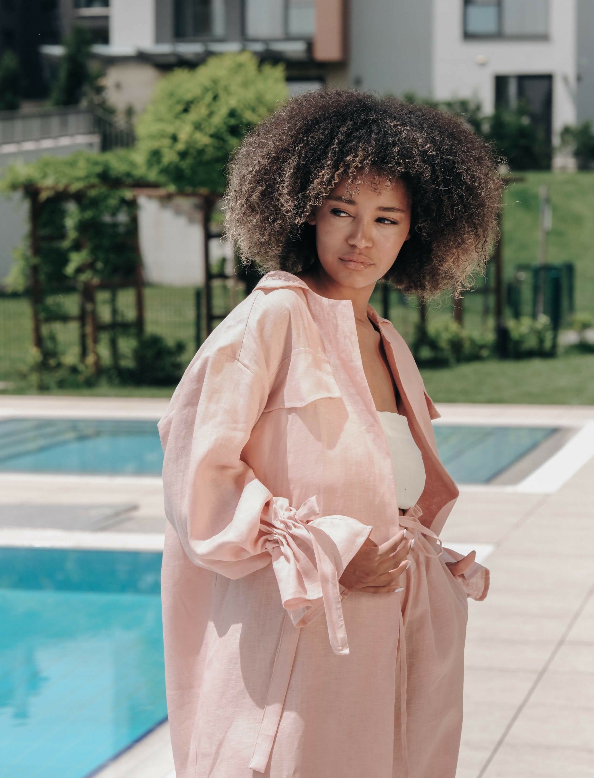 Rosché Whisper Bloom Linen Set
