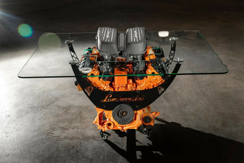 Lamborghini V10 Huracán LP610 Engine Coffee Table — TheArsenale Edition