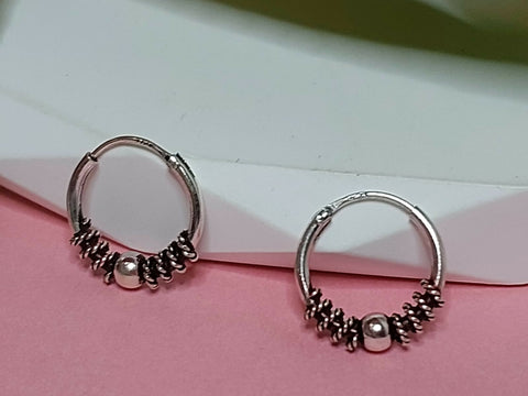 Silver Hoop Earrings