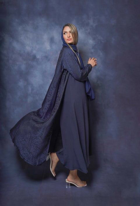 Open abaya Modren Abaya Navy color