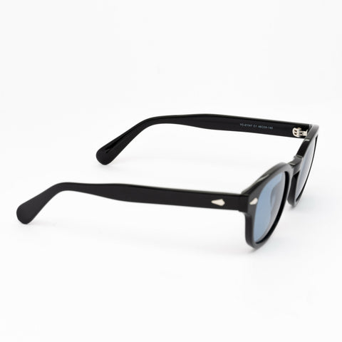Sage Sunglasses | Black Frames & Blue Lenses