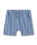 F1445 - MIRO SHORTS - CLOUD DANCER MAZERINE BLUE STRIPE - Main