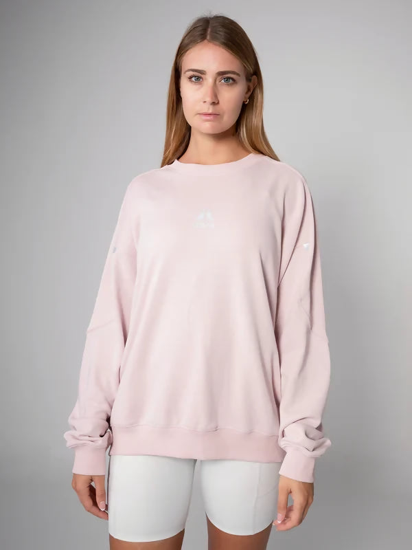 UNISEX NAIKAN OVERSIZE SWEATER LIGHT PINK