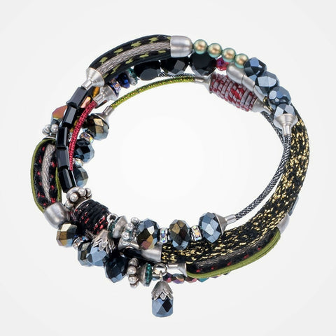 Nighthawk Spiral Bracelet