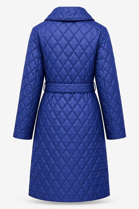 Long Puffer Jacket-BL