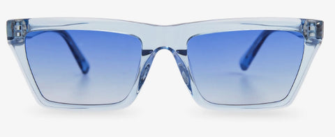 New Corey Transparent Blue Sunglasses