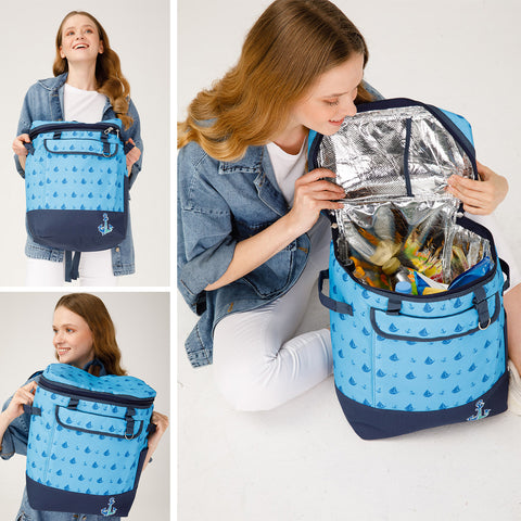 Anemoss Sailboat Heat Insulated Bag Blue