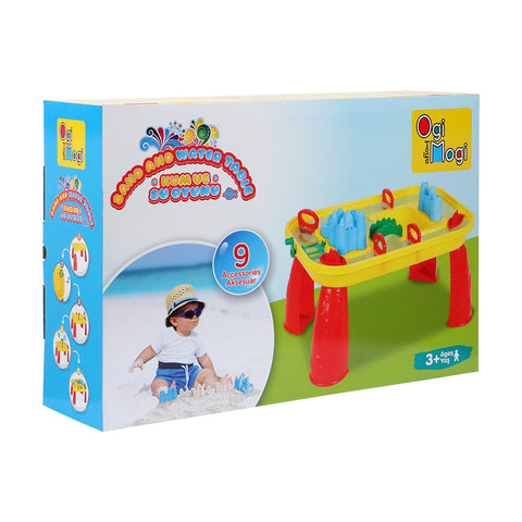 Ogi Mogi Toys 9 Piece Sand & Water Table Toy Set