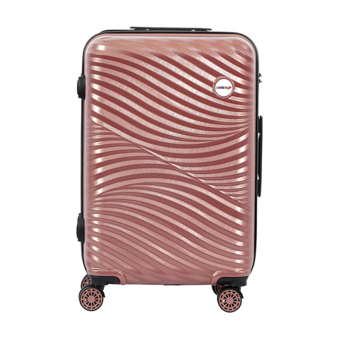 Biggdesign Moods Up Carry On Luggage Set, Rose Gold , 3 Pcs.