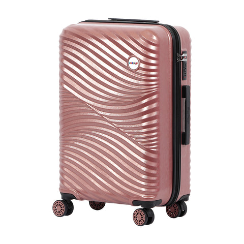 Biggdesign Moods Up Carry On Luggage Set, Rose Gold , 3 Pcs.