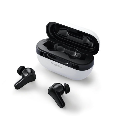 Moodix KI23K50 Bluetooth Earbud Headphones White-Black