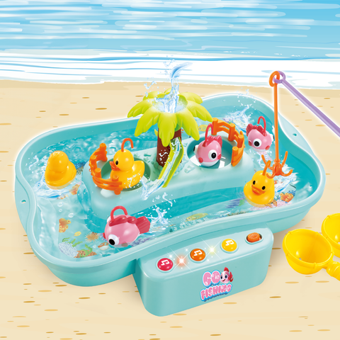 Ogi Mogi Toys Water Circulating Fishing Game with Battery and Music