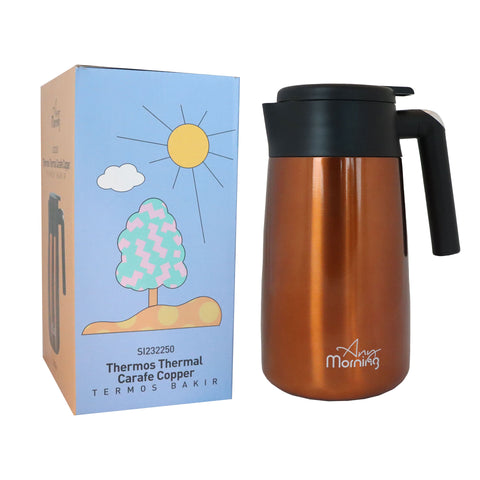 Any Morning SI232250 Thermos Thermal Carafe Copper 1.2L