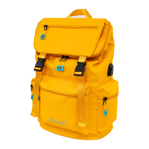 Anemoss 15-Inch Waterproof Laptop Backpack, Ideal for Travel and Work, Yellow