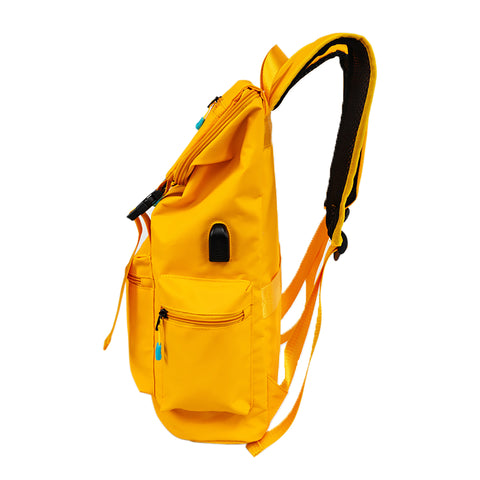 Anemoss 15-Inch Waterproof Laptop Backpack, Ideal for Travel and Work, Yellow