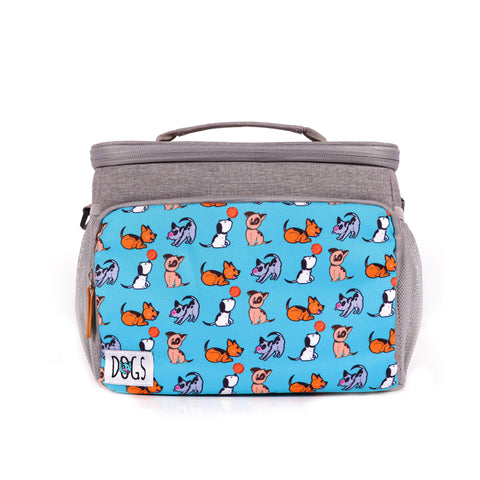 Biggdesign Dogs Waterproof and Leakproof Heat Insulated Lunch Bag, Turquoise