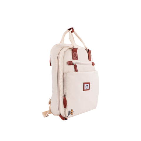 Biggdesign Cats Anti Theft and Waterproof Laptop Backpack, White