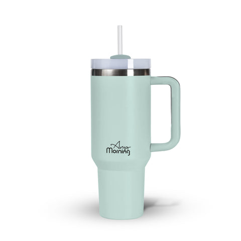 Any Morning Thermos Mug 1200ml, Double-Layer Stainless Steel, 9 Hours Hot, 12 Hours Cold
