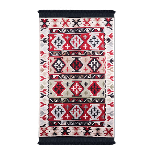 BiggHome, Reversible Outdoor Patio Rug 31,49 inch * 59 inch, Waterproof vintage rug for Camping, Office, Backyard, and Balcony, 3.21 lbs.