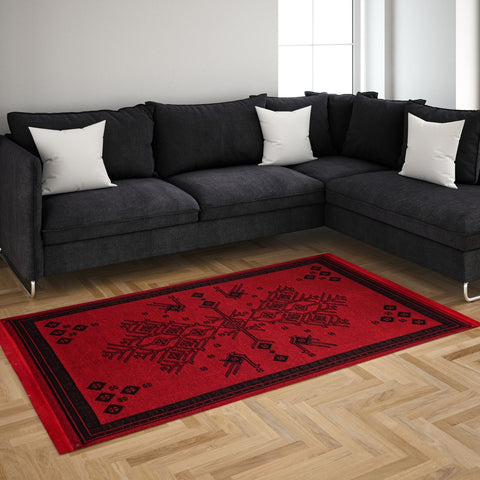 BiggHome Rug - 80*150 cm, Machine Washable, Durable, Modern Pattern for Living Room, SA25CY , 31.5 x 59.06 inches , 3.21 lbs.