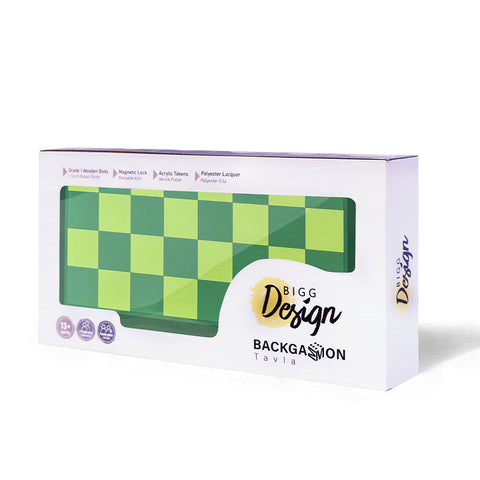 BiggDesign Backgammon Set with Dice and Checkers, MDF Body, Magnetic Lock, Durable Gloss Finish, Scratch-Proof Surface, Board Games for Gift – Made in Turkey