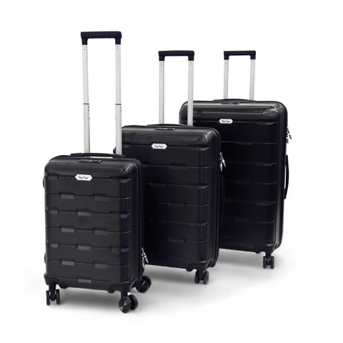 Biggdesign 3-Piece Luggage Set, 20-inch 24-inch 28-inch Suitcases, TSA Lock, Lightweight ABS Shell, Hardcase Trolley Bag, 360° Spinner Wheels, Cabin & Carryon Luggages – Made in Turkey