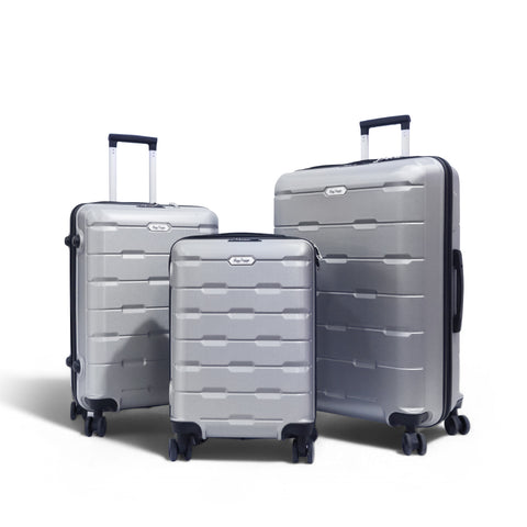 Biggdesign 3-Piece Luggage Set, 20-inch 24-inch 28-inch Suitcases, TSA Lock, Lightweight ABS Shell, Hardcase Trolley Bag, 360° Spinner Wheels, Cabin & Carryon Luggages – Made in Turkey