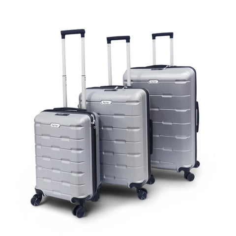 Biggdesign 3-Piece Luggage Set, 20-inch 24-inch 28-inch Suitcases, TSA Lock, Lightweight ABS Shell, Hardcase Trolley Bag, 360° Spinner Wheels, Cabin & Carryon Luggages – Made in Turkey