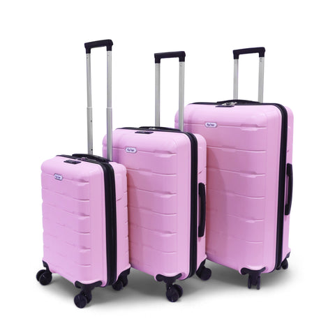 Biggdesign 3-Piece Luggage Set, 20-inch 24-inch 28-inch Suitcases, TSA Lock, Lightweight ABS Shell, Hardcase Trolley Bag, 360° Spinner Wheels, Cabin & Carryon Luggages – Made in Turkey