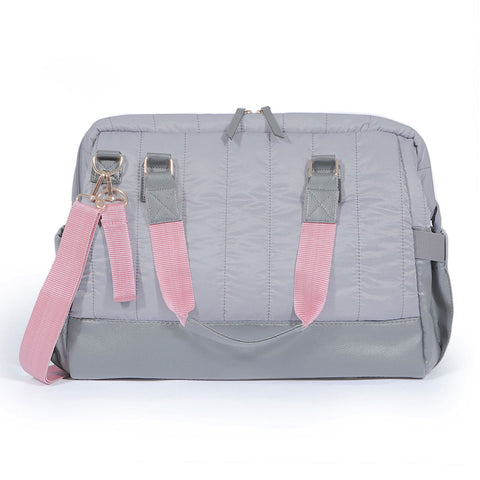 Milk&Moo Diaper Bag Quilted Dark Gray