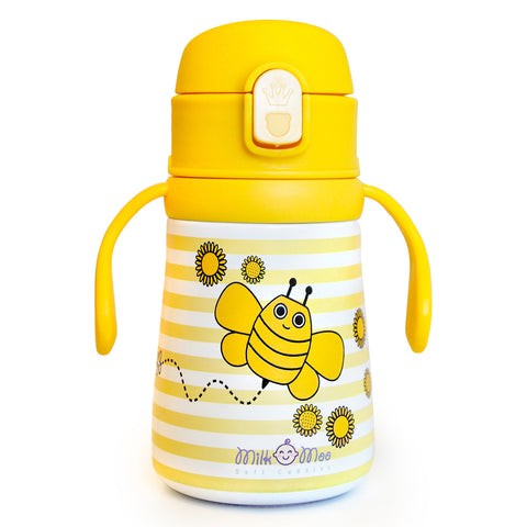 Milk&Moo Steel Kids Vacuum Flask Arı Vız Vız 360 ml