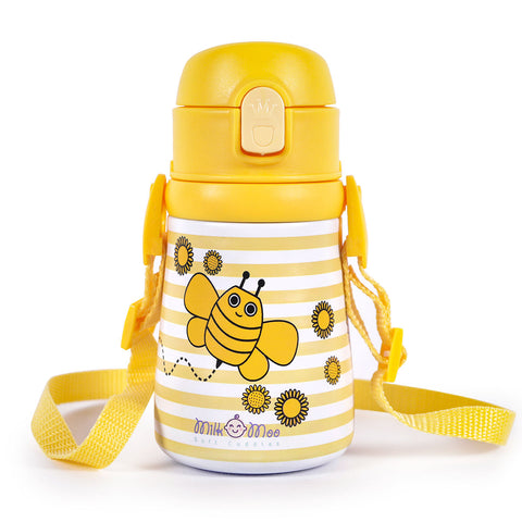 Milk&Moo Steel Kids Vacuum Flask Arı Vız Vız 360 ml