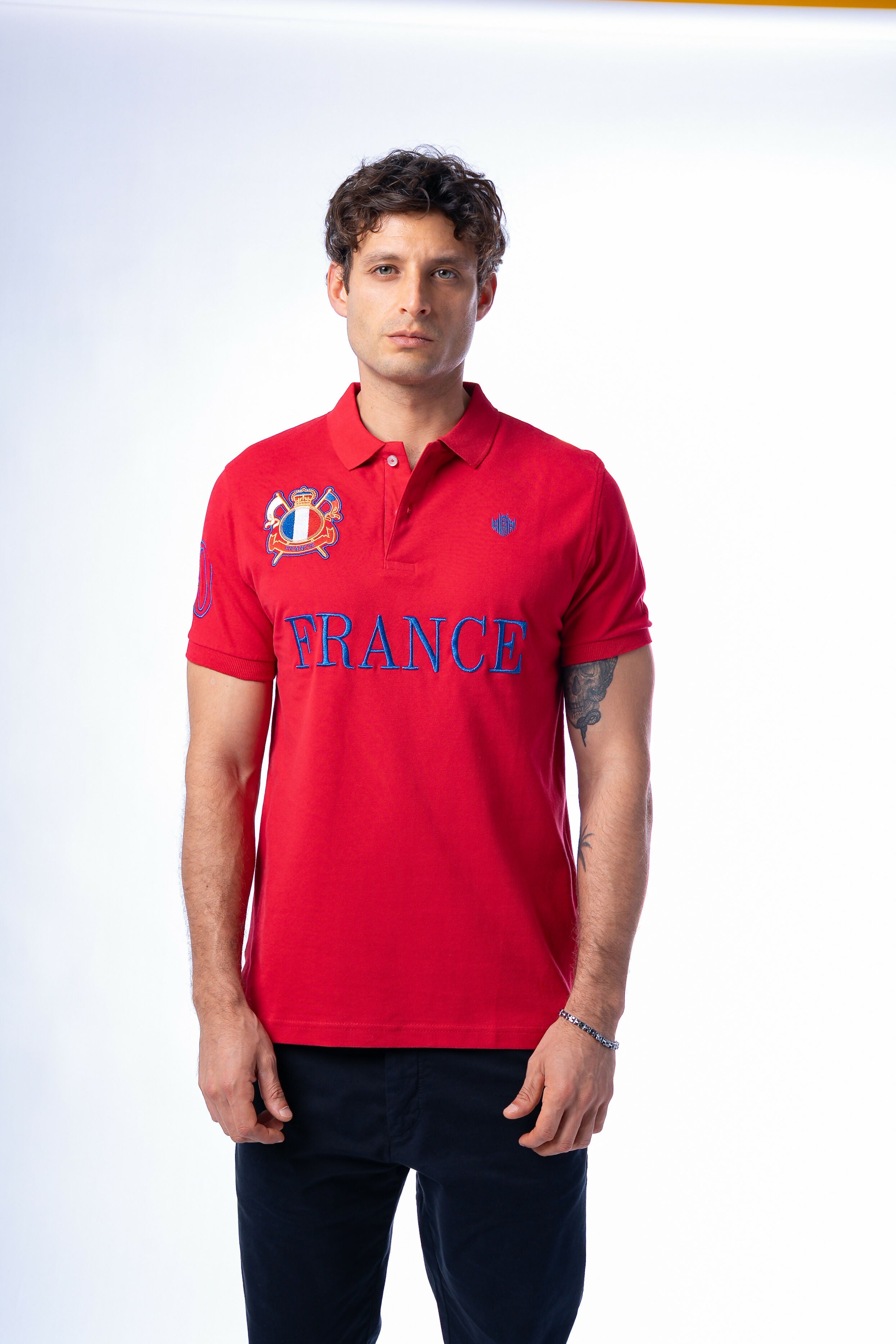 FRANCE POLO RED
