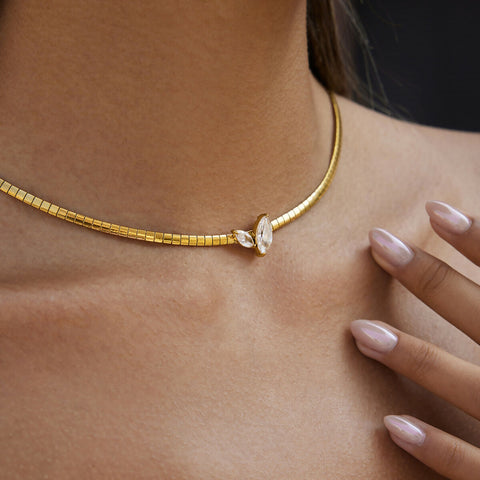 The Duo Marquise V Choker