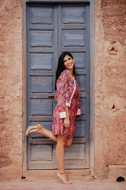 The Iris Pleated Dress