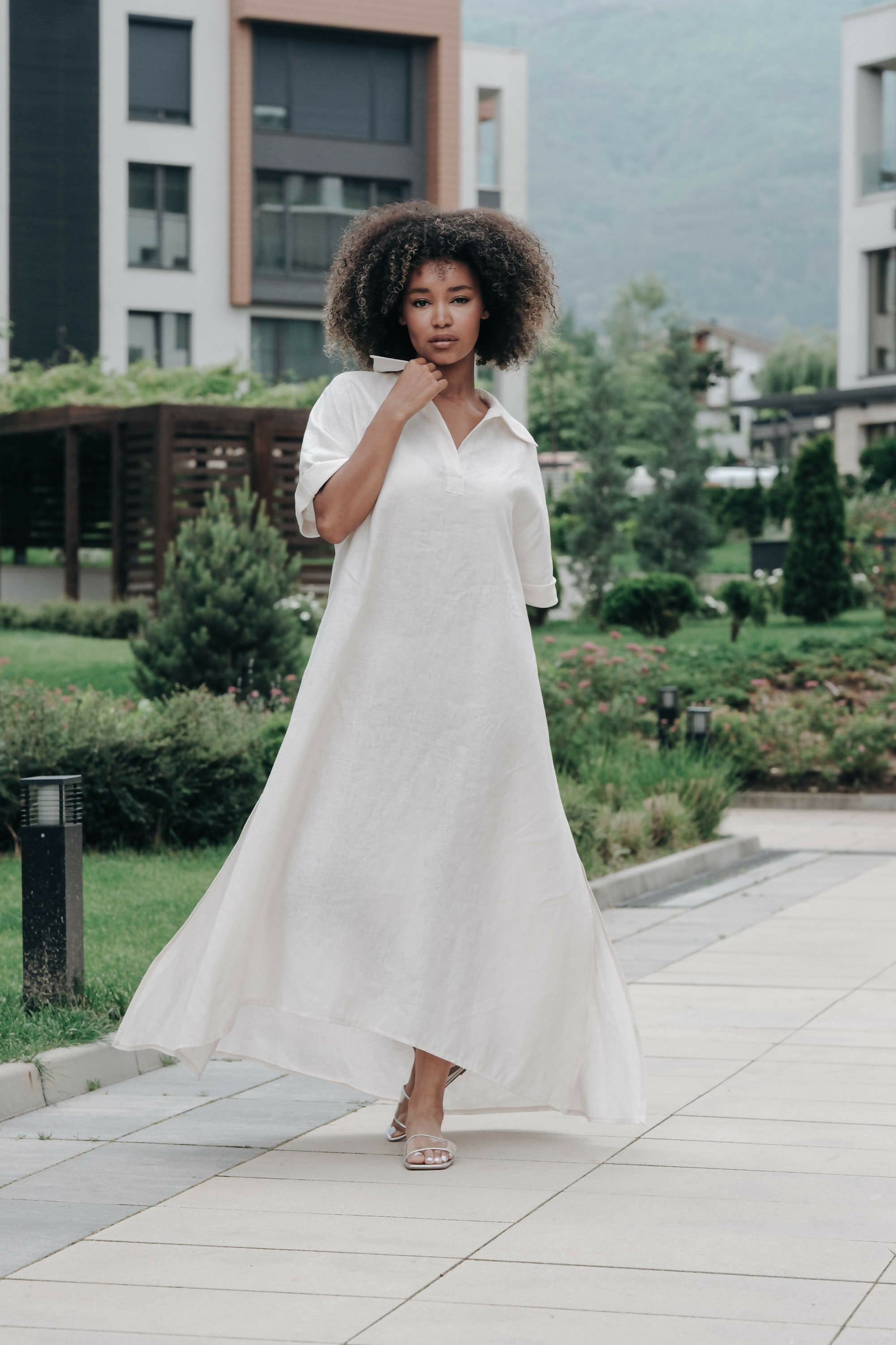 Rosché Desert Muse Linen Shirtdress