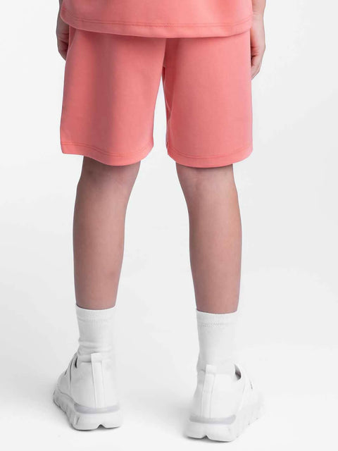 Rayon Kids Oversized Soft Short Peach