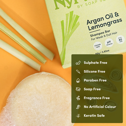 Argan Oil & Lemongrass Shampoo Bar