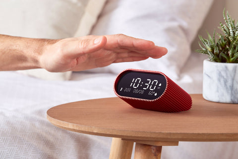 LEXON RAY CLOCK - SANGUINE RED
