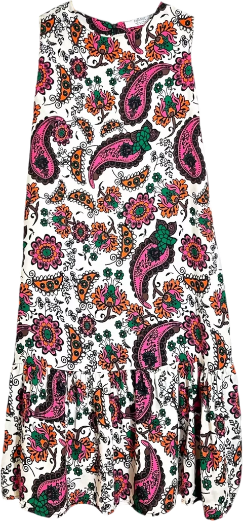 PAISLEY A CUT DRESS