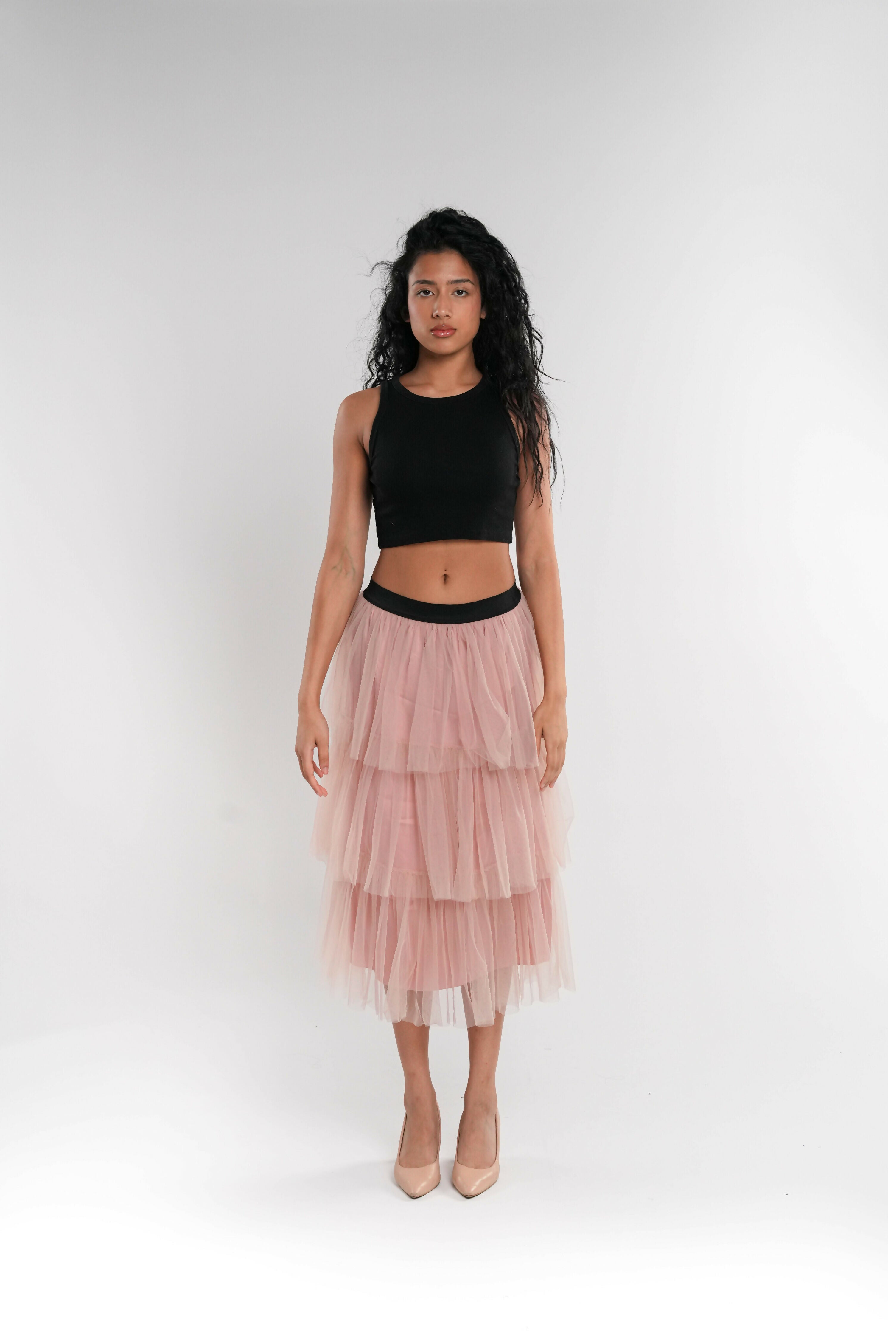 Layered Tulle Skirt