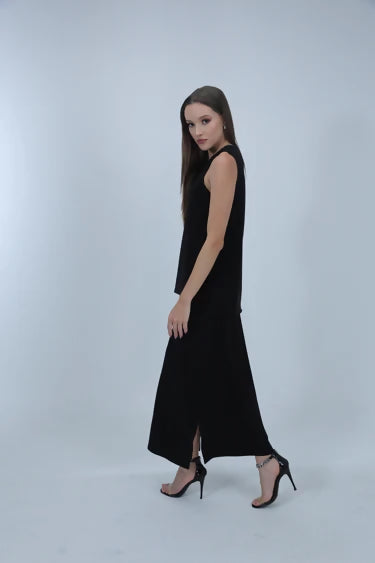 Janine, Black Long Skirt