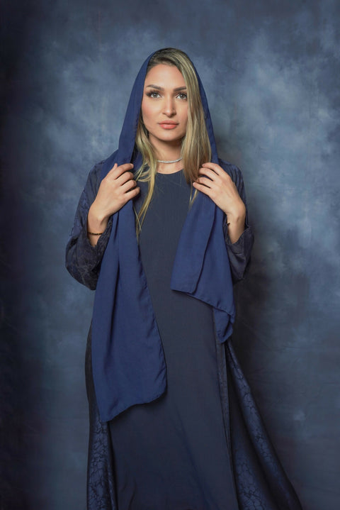 Open abaya Modren Abaya Navy color