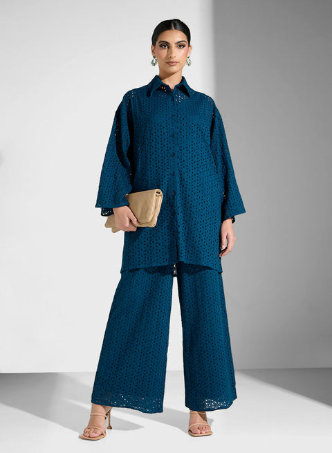WOVEN WOMEN SCHIFFLI TUNIC