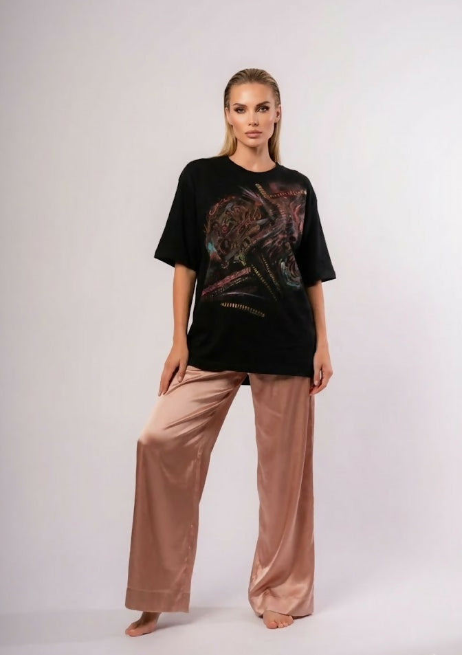 Hand-Painted Blouse