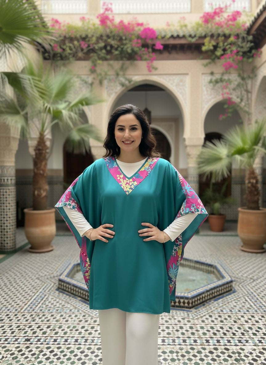 Turquoise Cotton Tunic