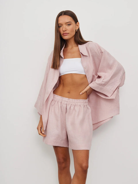 Oversized Linen Shirt