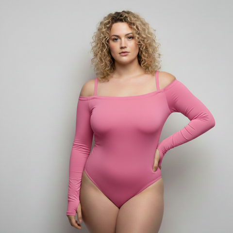 The Contour Bodysuit Pink