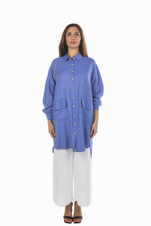 MY PEANUT Nysa Pocket Detailed Tunic